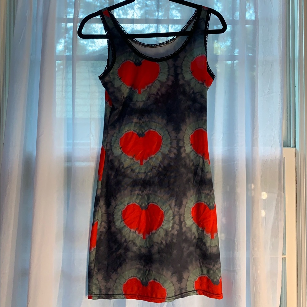 Cute tight fitting heart dress